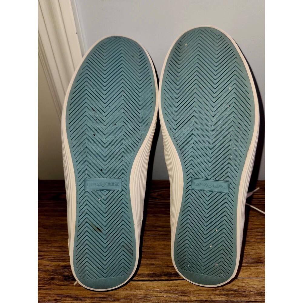 SeaVees Monterey Platform Sneakers, White Canvas; Women's Size 10 - Picture 5 of 16